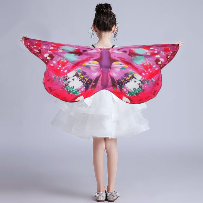 Girls Halloween Butterfly Wing Costume Set Party Decoration Exciting