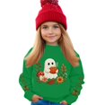thumbnail image 1 of Girls Halloween Graphic Sweatshirt Kids Casual Crewneck Pullover Long Sleeve Printed Fall Sweatshirt for Toddler and Youth, 1 of 6