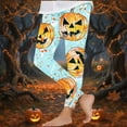 thumbnail image 1 of Girls' Halloween Leggings Pumpkin Printed Pants High Waist Stretchy Leggings for Girls 3-7Y, 1 of 6