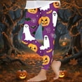 thumbnail image 1 of Girls' Halloween Leggings Pumpkin Printed Pants High Waist Stretchy Leggings for Girls 3-7Y, 1 of 6