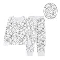 thumbnail image 1 of Girls Halloween Pajamas Girls Coloring Pjs Boys Pumpkin Pajamas Crewneck Long Sleeve Sleepwear Soft 7-8 Years Boy Pajamas, 1 of 3