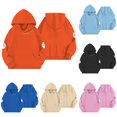 thumbnail image 1 of Girls Halloween Print Hoodie Long Sleeve Loose Fit Pullover Sweatshirt For Kids, 1 of 4