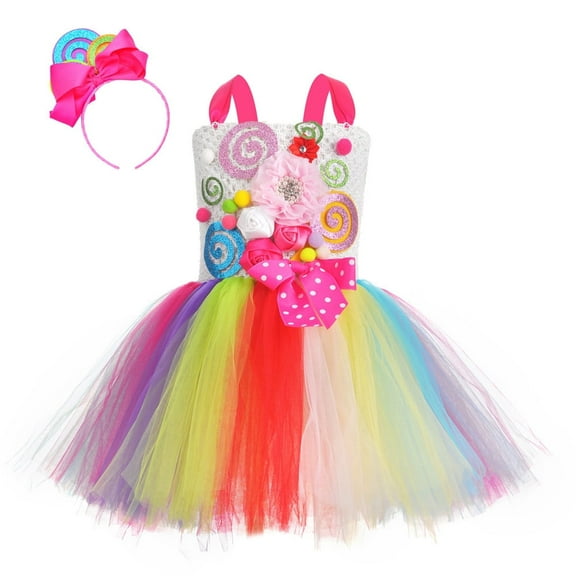 Girls Handmade Mermaid Tutu Danimal Tutu Jungle Wild Dress Halloween Party Costume