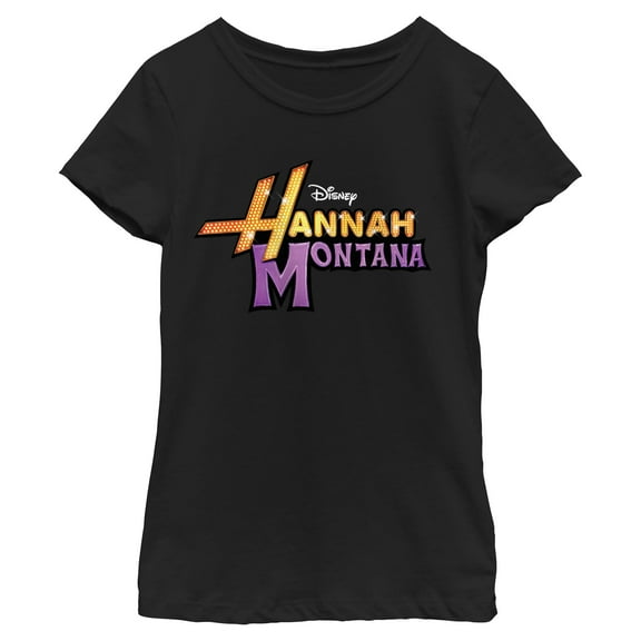 Girls Hannah Montana Classic Logo T Shirt