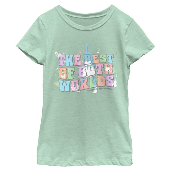 Girls Hannah Montana Groovy Best of Both Worlds T Shirt