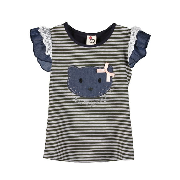 Girls' Happy Baby Kitty with Stripes RH0292