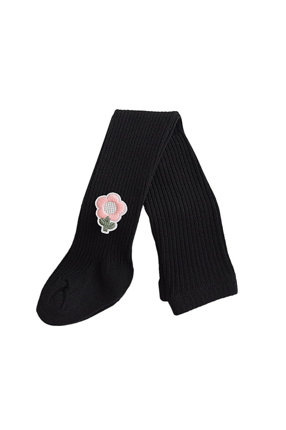 Girls Harem Pants Soft Blend Versatile Footless Stylish Girl Warm Jeans,Black,M