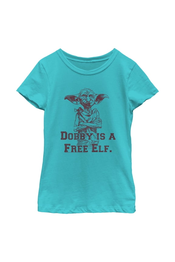 Girls Harry Potter Dobby is a Free Elf T Shirt