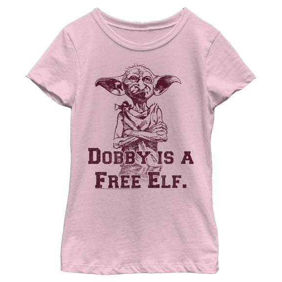 Girls Harry Potter Dobby is a Free Elf T Shirt