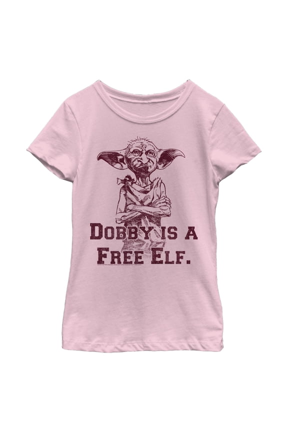Girls Harry Potter Dobby is a Free Elf T Shirt