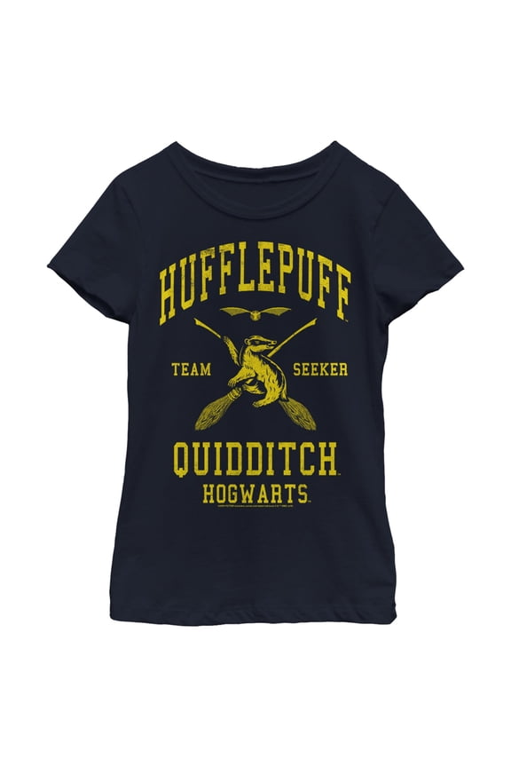 Girls Harry Potter Hufflepuff Quidditch Seeker T Shirt