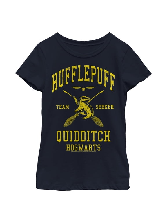 Girls Harry Potter Hufflepuff Quidditch Seeker T Shirt