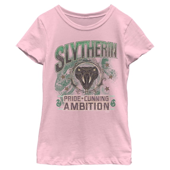Girls Harry Potter Slytherin Pride and Ambition T Shirt