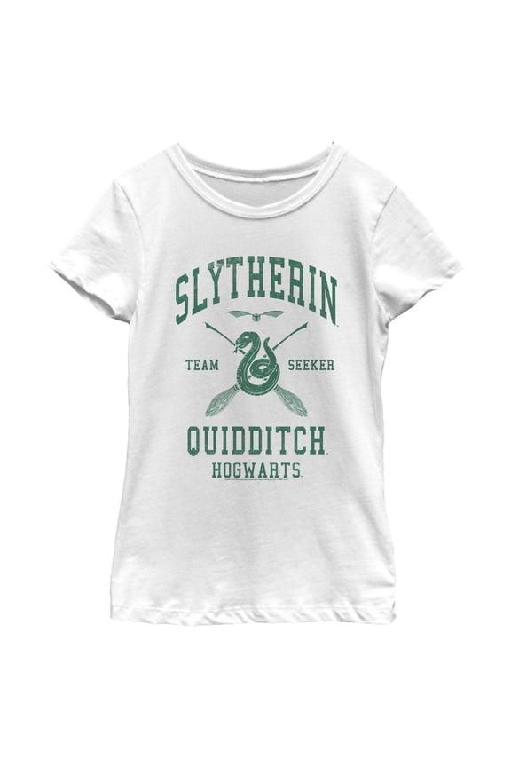 Girls Harry Potter Slytherin Quidditch Team Seeker T Shirt
