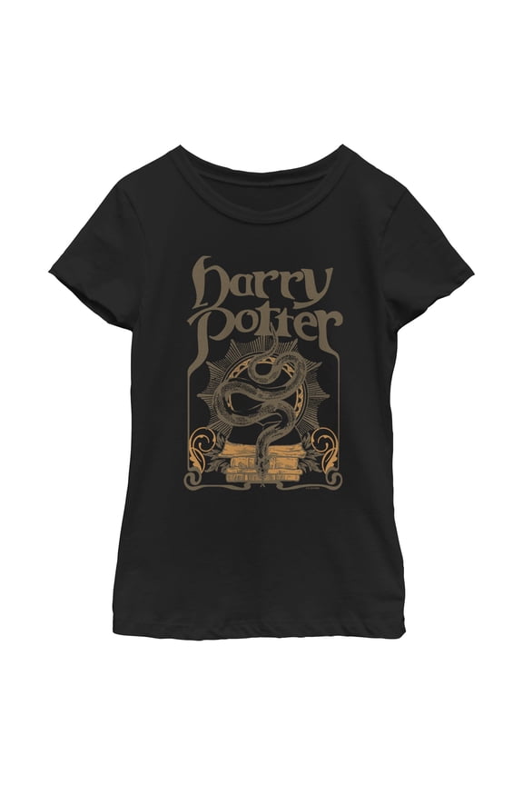 Girls Harry Potter Snake Symbol T Shirt