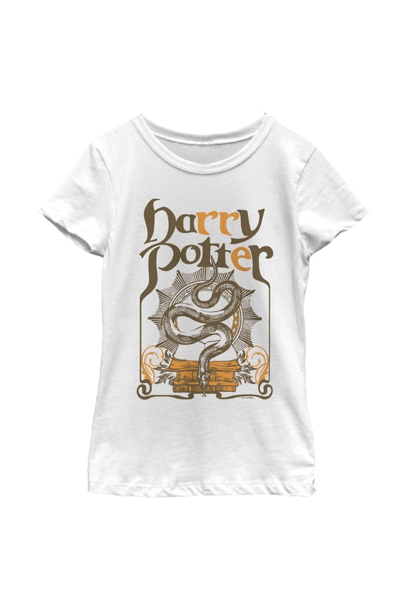 Girls Harry Potter Snake Symbol T Shirt