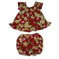 thumbnail image 1 of Girls Hawaii Style Cotton Dress Set,  Made in Hawaii. Kids Size 3-4, 1 of 1