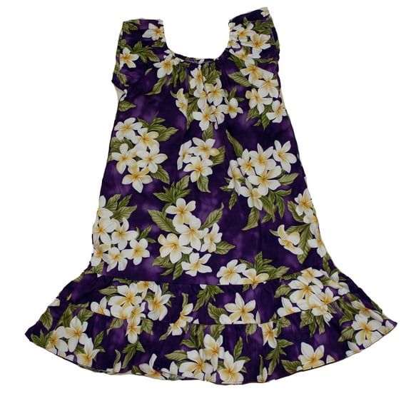 Girls Hawaii Style Long Muumuu Dress, Made in Hawaii. Girl size 10