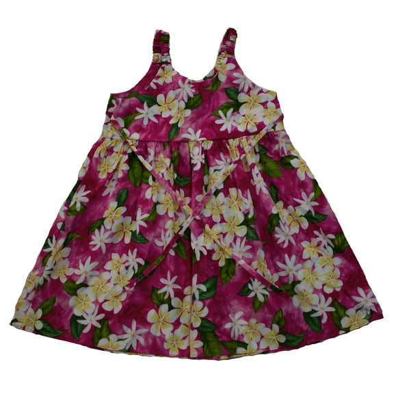Girls Hawaii Style Sun Dress, 100% Cotton. Made in Hawaii. Size 5/6
