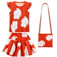 thumbnail image 1 of Girls Hawaiian T-Shirt & Skirt & Bag 3-Piece Outfit Set (3-9Y) Princess Dress, 1 of 8