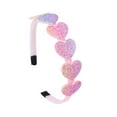 thumbnail image 1 of Girls Headband Sequin Glitter BowsHairband Hair Accessories Children Lovely Hair Bands Toddler Girl Bows Clips for Hair Hair Jewelry for Braids Rhinestone Hair Pearls for Edges Rose Hair Clip for Baby, 1 of 8