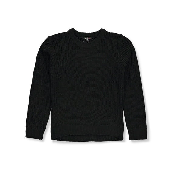 Girls Hearts Girls' Knit Sweater Color: black Size: 6x