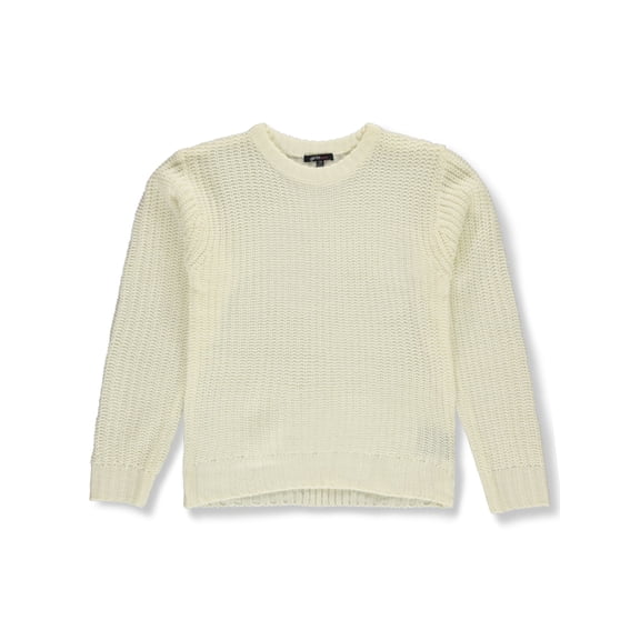 Girls Hearts Girls' Knit Sweater Color: ivory Size: 4