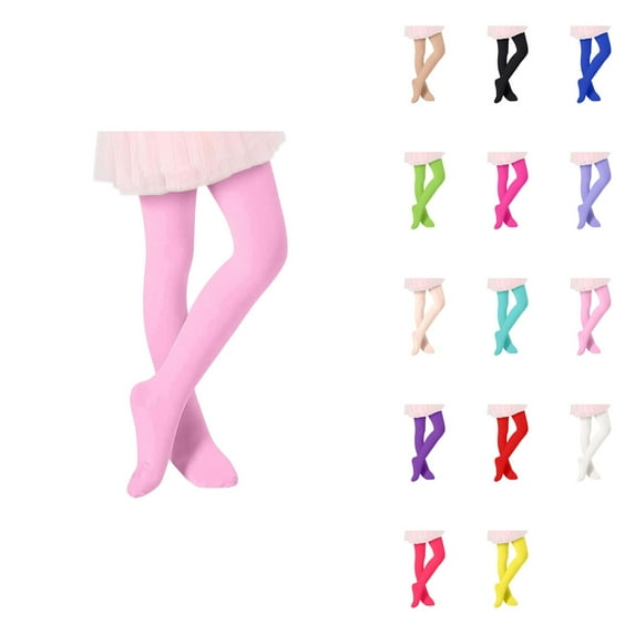 Girls High Elastic Dance Leggings, Ballerina Tights Comfortable ...