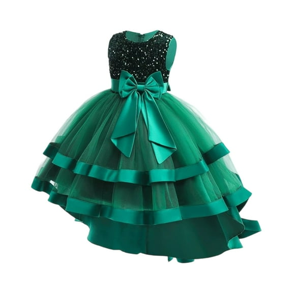 Girls High Low Party Dresses Princess for Girls Ball Gowns Dress