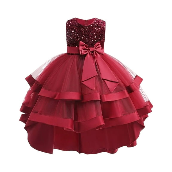 Girls High Low Party Dresses Princess for Girls Ball Gowns Dress