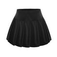 thumbnail image 1 of Girls High Waist Athletic Skirts with Shorts Stretchy Activewear for Teens Kids Performance Tennis black S, 1 of 8