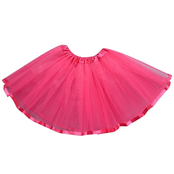 Girls High Waist Tulles Skirts Layered Tutus Skirt for Toddler Girls, Princess Tulles Skirts for Toddler Kids, Birthday Party Puffy Mesh Dress Casual Skirts for Teen Girls 1Y
