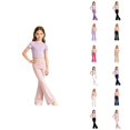 thumbnail image 1 of Girls High Waist Yoga Pants Elastic Dance Leggings Sport Casual Tights, 1 of 4
