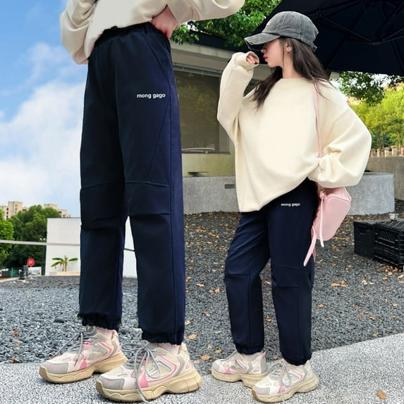 Girls Hiking Pants Trousers Lined Windproof Boys Athletic Pants Casual Outdoor Pants 4-5 Years Boy Pants