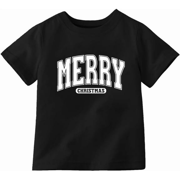 Girls Holiday Christmas Tee Kids Seasonal Graphic Shirt