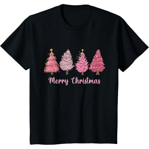 Girls Holiday Christmas Tee Kids Seasonal Graphic Shirt