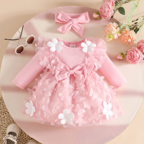 Girls Holiday Dresses Cartoon Birthday Dress Baby Children'S Day Dresses for Girls 6-12 Months