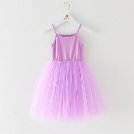 Girls Holiday Dresses Cartoon Birthday Dress Kids Flower Girl Dresses 6-7 Years