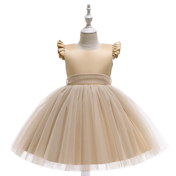 Girls Holiday Dresses Cute Birthday Girl Dress Kids Fancy Girls Dresses 6-7 Years