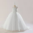 thumbnail image 1 of Girls Holiday Dresses Floral Birthday Dress Kids Tea Party Dresses for Girls 6-7 Years, 1 of 8