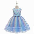 thumbnail image 1 of Girls Holiday Dresses Floral Birthday Girl Dress Kids Girls' Special Occasion Dresses 3T, 1 of 4