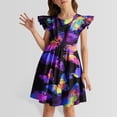 thumbnail image 1 of Girls Holiday Dresses Summer Birthday Dress Girls Kids Party Dress for Girls 7-8 Years, 1 of 3