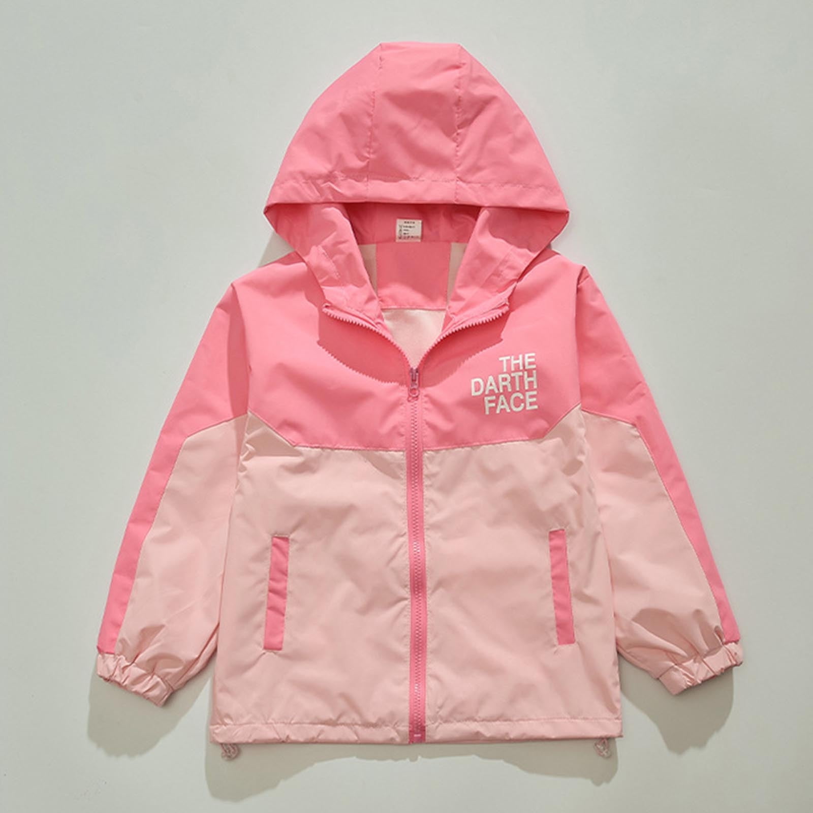Snow Mountain Hooded Loose Casual Windbreaker Jacket Girl Jacket