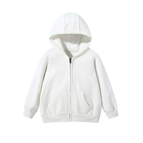 Girls Hooded Jacket Casual Pullover Sweatshirt Cozy Winter Kids Coat Soft Warm Hoodie Plush Lined ,Size:3-4 Years