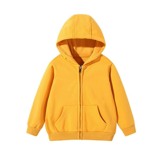 Girls Hooded Jacket Plush Lined Pullover Soft Warm Winter Coat Cozy Casual Outerwear With Pocket For Kids,Size:4-5 Years
