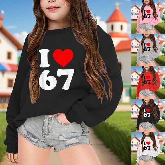 Girls Hooded Sweatshirt Pullover Casual Outerwear White 8 Y-9 Y