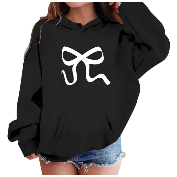 Girls Cotton Hoodies Long Sleeve Shirts Graphic Casual Long Sleeve Hoodies Crop sweatshirt Sweatshirts for Women Loose Fit