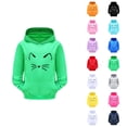thumbnail image 1 of Girls Hoodie Child Toddler Boys Girls Long Sleeve Cartoon Prints Warm Hoodie Pullover Tops Boys Outfits Sweat Suit Pullover Hoodie, 1 of 4
