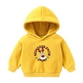 thumbnail image 1 of Girls Hoodie Christmas Prints toddler Pullover Fleece Children Solid Plus Babies Hooded Color top tops Sweatshirt Size 18-24Month, 1 of 3