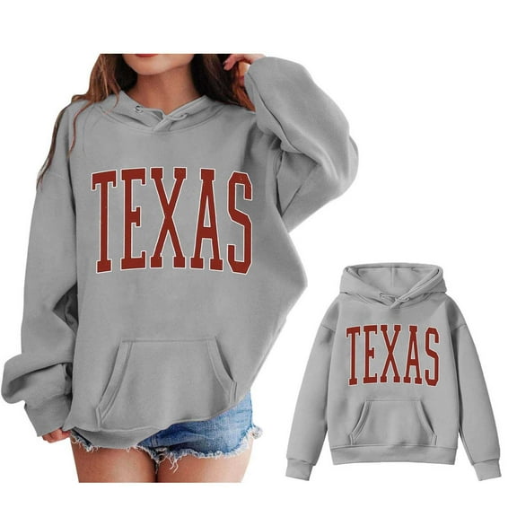 Boys Hoodies City Name Letter Print Grey Hoodie Casual Long Sleeve Hoodie Sweatershirt Pullover Winter Clothes Girls Toddler Clothes 7-8 Years